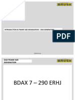 Introduction & Frame Size Designation - Dax Generators: © BRUSH Group