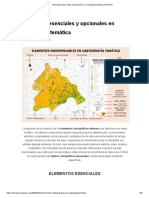 Elementos Esenciales y Opcionales en Cartografía Temática - MIXDYR