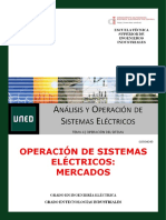 Operación de Sistemas Eléctricos. Mercados