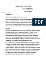 Examen La Teoria Generala A Dreptului