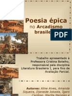Poesia épica no Arcadismo brasileiro - Lit. Brasileira I
