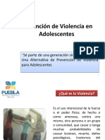 Adolescentes Sesión 1 Prevención de Violencia