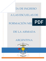 Guía de Ingreso A La Armada Argentina