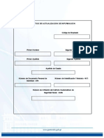 Formulario de Actualización de Datos MINEDUC