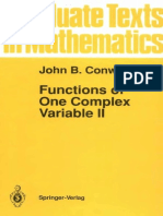 J.B. Conway, Functions of One Complex Variable 2