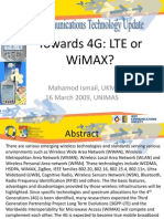 Talk 4G - LTE or WiMAX