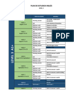 English Level 3 Study Plan