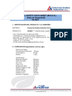 Algax - MSDS