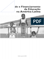 Eqüidade e Financiamento Da Educação Na América Latina 2002 - 127148por
