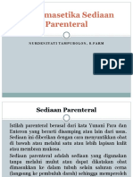 Biofarmasetika Sediaan Parenteral