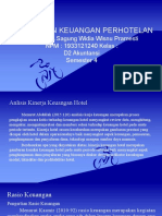 Tugas PPT Manajemen Keuangan Perhotelan (Rasio Dalam Analisis Kinerja Keuangan Hotel) - A A Sagung Widia Wisnu P - 1933121240 - D2 Akuntansi