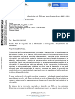 Radicado - 2-2021-056141 Plan de Seguridad de La Información y Ciberseguridad - Requerimientos de Información