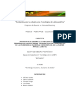 Proyecto de Capacitación Docente en El Uso de Las TIC