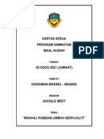 Kertas Kerja Maal Hijrah