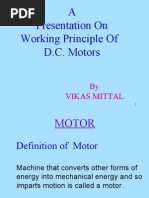 Download working principle of dc motor by Vikas Mittal SN52629729 doc pdf