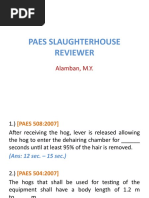 Paes Slaughterhouse Reviewer: Alamban, M.Y