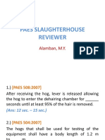 Paes Slaughterhouse Reviewer: Alamban, M.Y