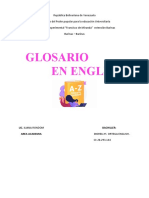 Glosario médico en inglés