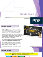 9 - Simple Future - 1 Ano