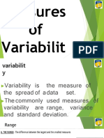 Measures of Variabilit y