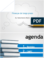 Aula 4 Finanças de Longo Prazo - Custo e Estrutura de Capital Custo Total de Capital Custo Médio Ponderado de Capital (CMPC Ou WACC)