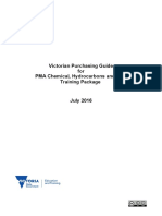Victorian Purchasing Guide For PMA Chemical, Hydrocarbons and Refining Training Package