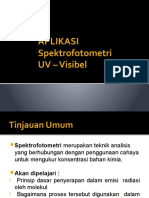 APLIKASI Spektro-Uv-Vis