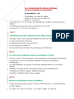 Programme de Formation Sur La Maintence, L'exploitation Et Le Déploiement Des Réseaux Fibre Optiquie.