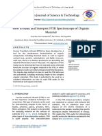 How to Interprete IR Spcetrum for Organic Materials