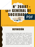 Ley N°26887 - Ley General de Sociedades