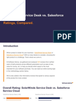 SolarWinds Service Desk vs. Salesforce Service Cloud Ratings Compared