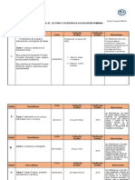 Formato de Plan de Evalucion Lectura y Escritura de Educaion Primaria