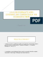 Psychotherapy and Counseling Essentials: An: Chapter One