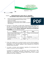 Division Memorandum No. - , S. 2021