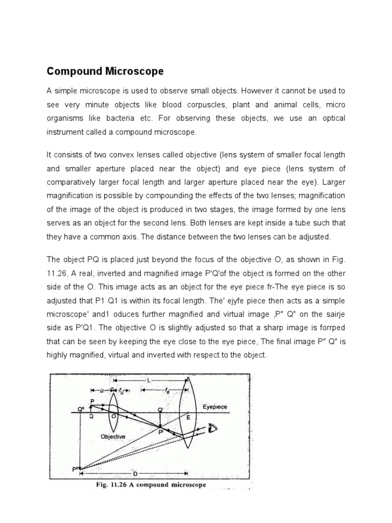 Compound Microscopenote Lens (Optics) Telescope