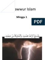 Tasawwur Islam - Minggu 1