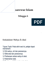 Tasawwur Islam - Minggu 6