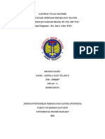 Tugas Mandiri (4) MK. Apr. Drama Dan Teater (Apresiasi Drama RT Nol RW Nol Lewat Pendekatan Psikologi Sastra) Akwila Tulangi