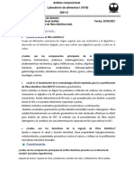 Determinación de Fibra Dietetica Total