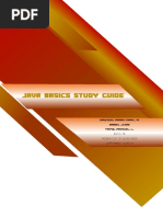 Java Basics Study Guide: We Lcome