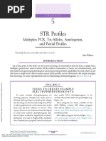 STR Profiles: Multiplex PCR, Tri-Alleles, Amelogenin, and Partial Profiles