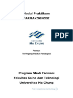 Modul Praktikum Farmakognosi