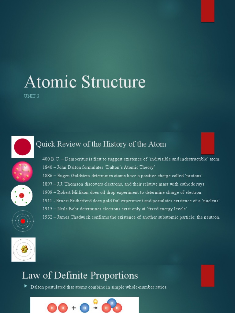Understanding Atomic Structure and Mass | PDF | Mole (Unit) | Atoms