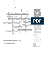 Crucigrama Contabilidad Financiera