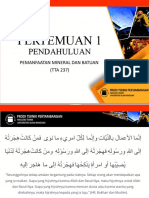 Pertemuan 1 - Pendahuluan