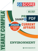 Prelims 2021 Current Affairs Yearly Compilation Environment