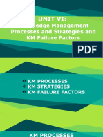 Knowledge Management Strategies and KM Failure Factors