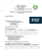 Department of Education: Individual Work Accomplishment Report SY:2020-2021