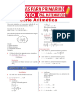 Serie Aritmética Para Sexto de Primaria