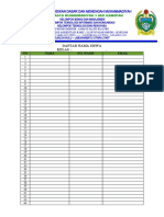 Daftar Nama Kosong